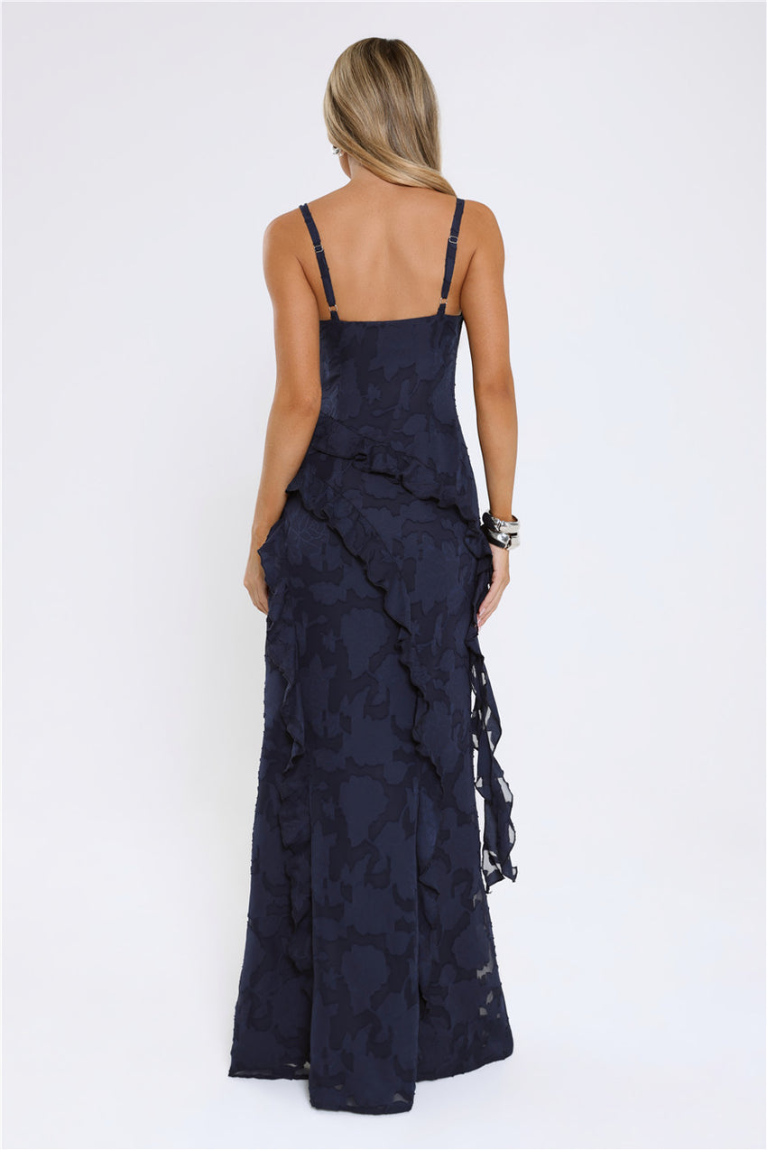 Urban Elegance Maxi Dress Navy