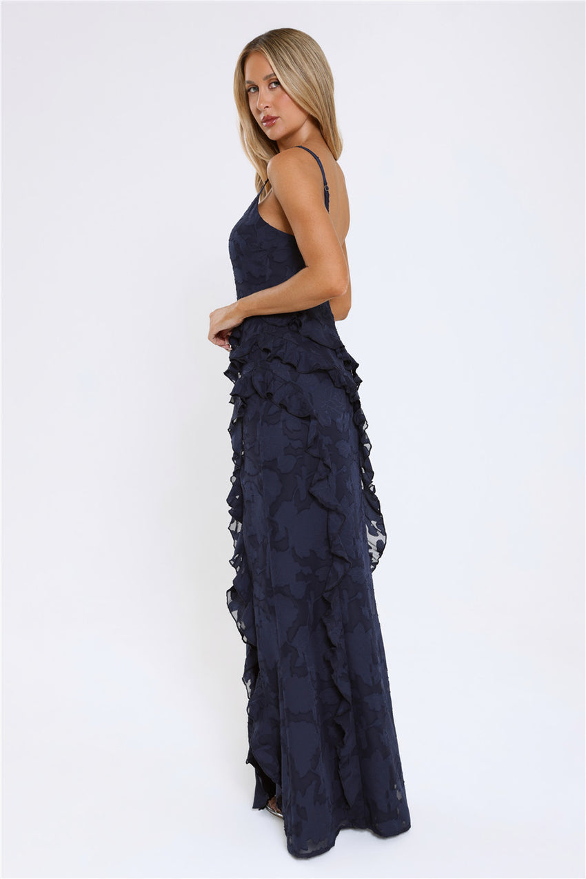 Urban Elegance Maxi Dress Navy