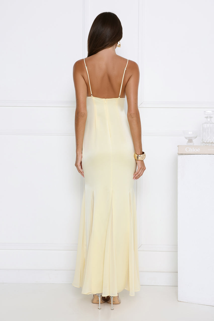Flirty Petal Pop Maxi Dress Butter