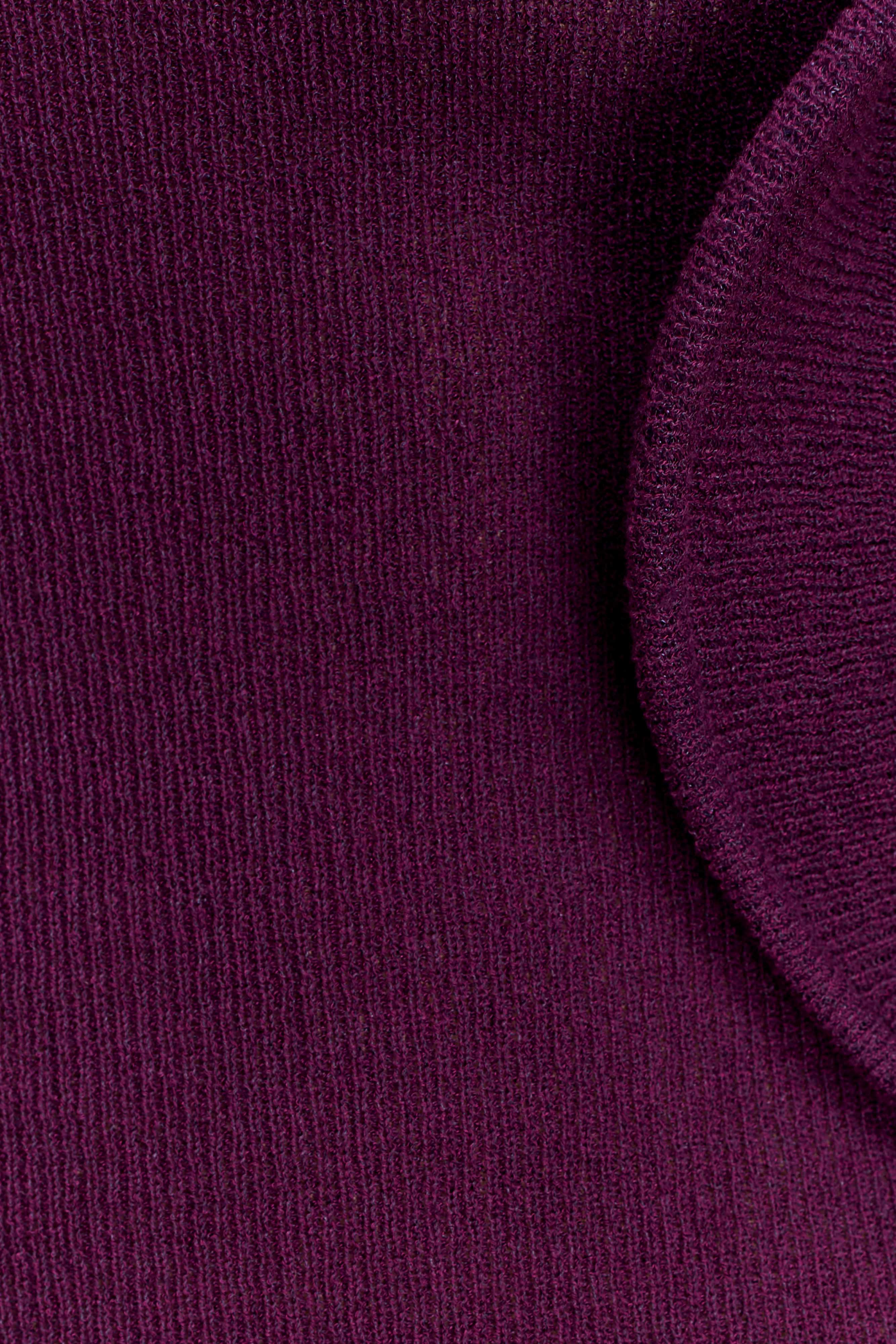 Sandrine Off Shoulder Knit Maxi Dress - Plum