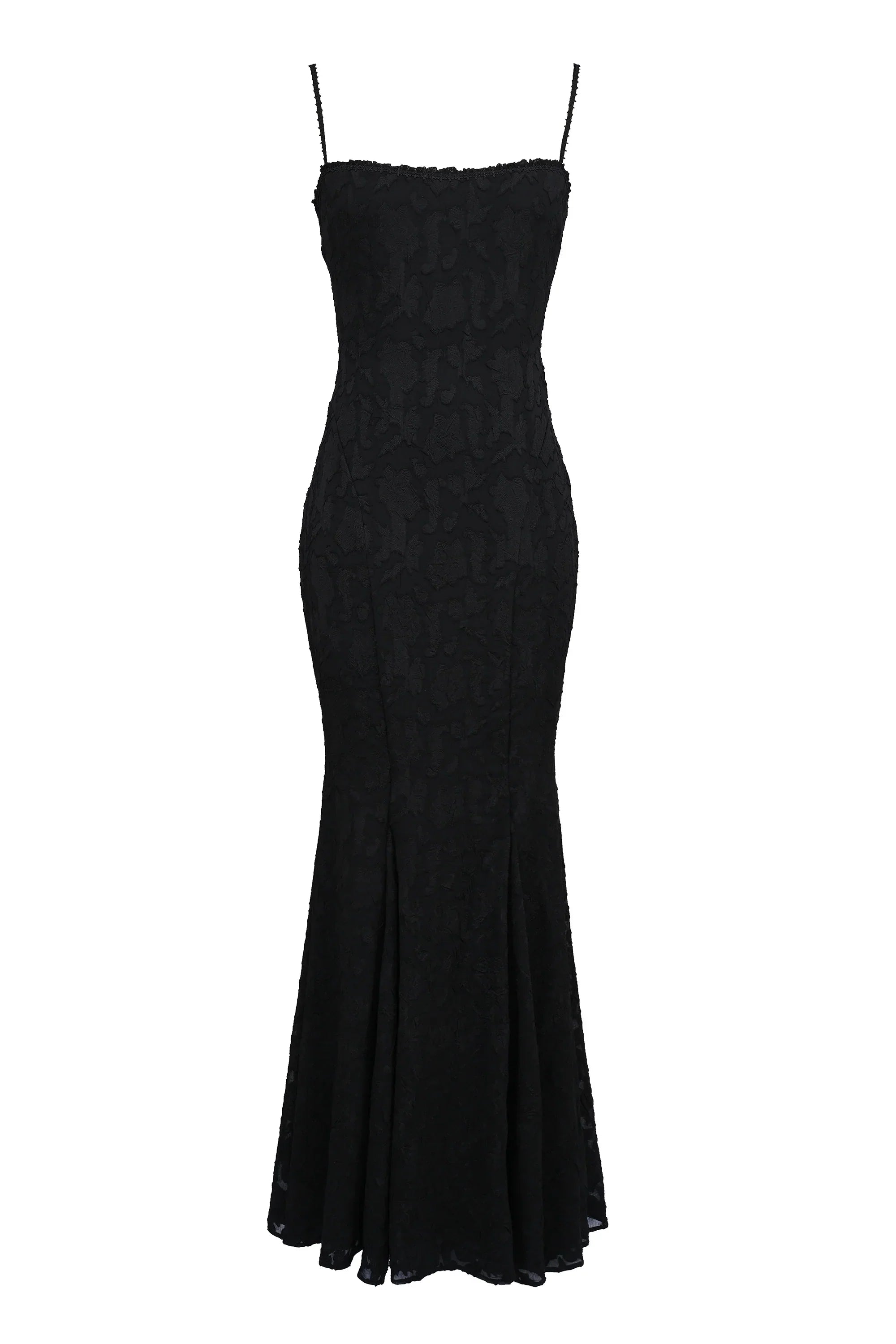 Black Lace Maxi Dress