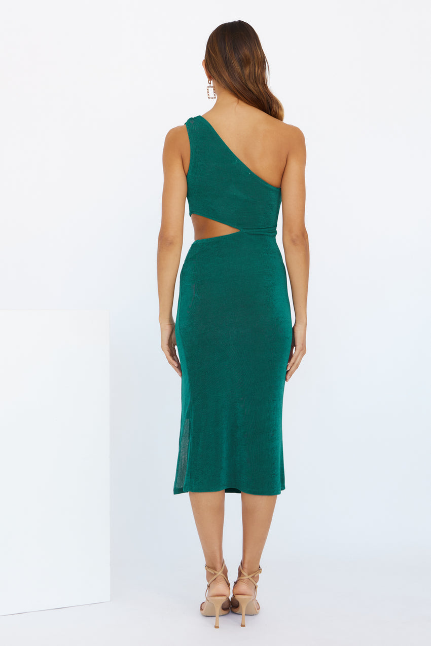 Ring Ring Midi Dress Emerald