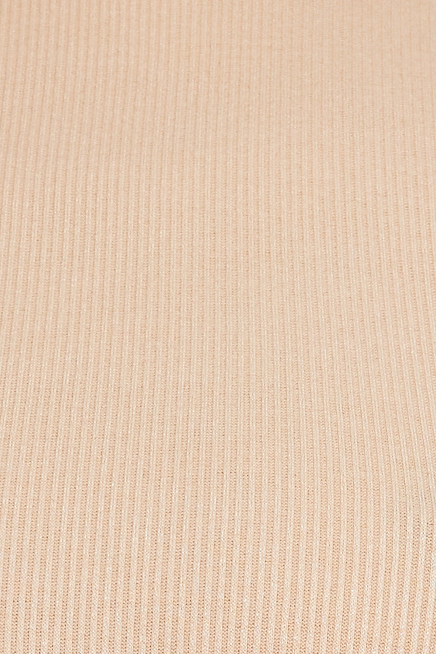 Little Sparkle Crop Top Beige