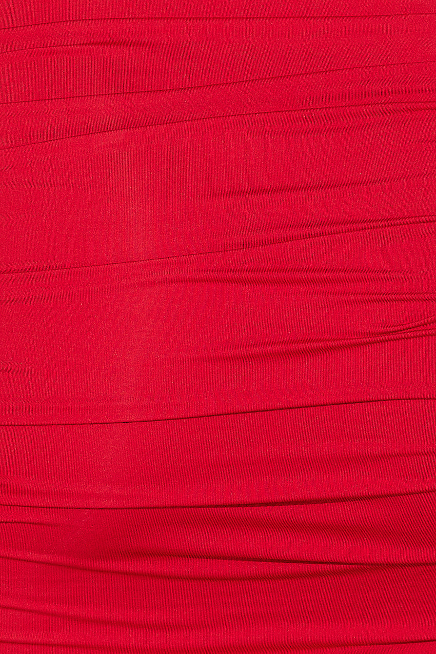 Party Fit Mini Dress Red