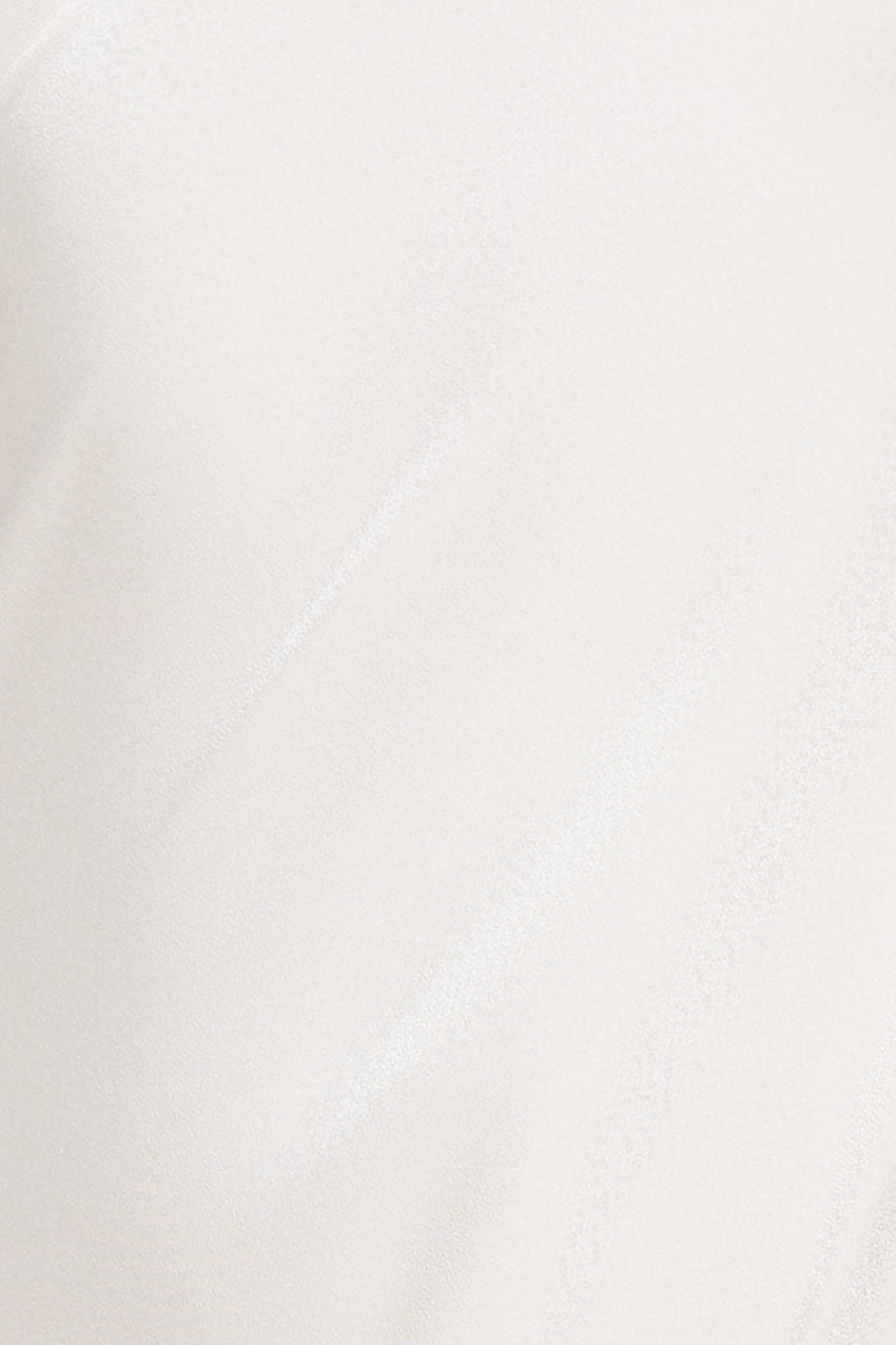 Romance In The Air Satin Midi Dress Ivory