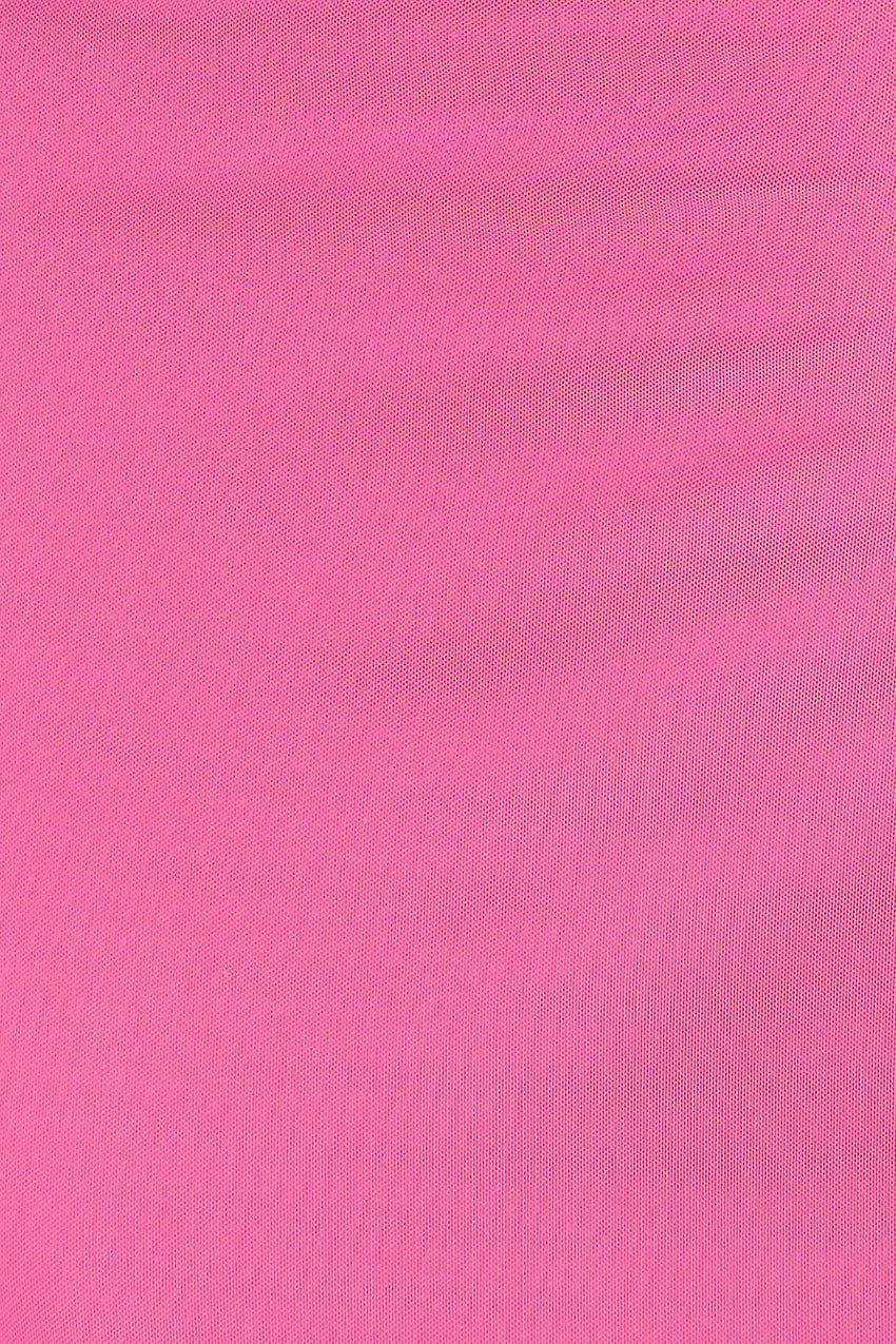 Pictures Please Mesh Crop Top Pink