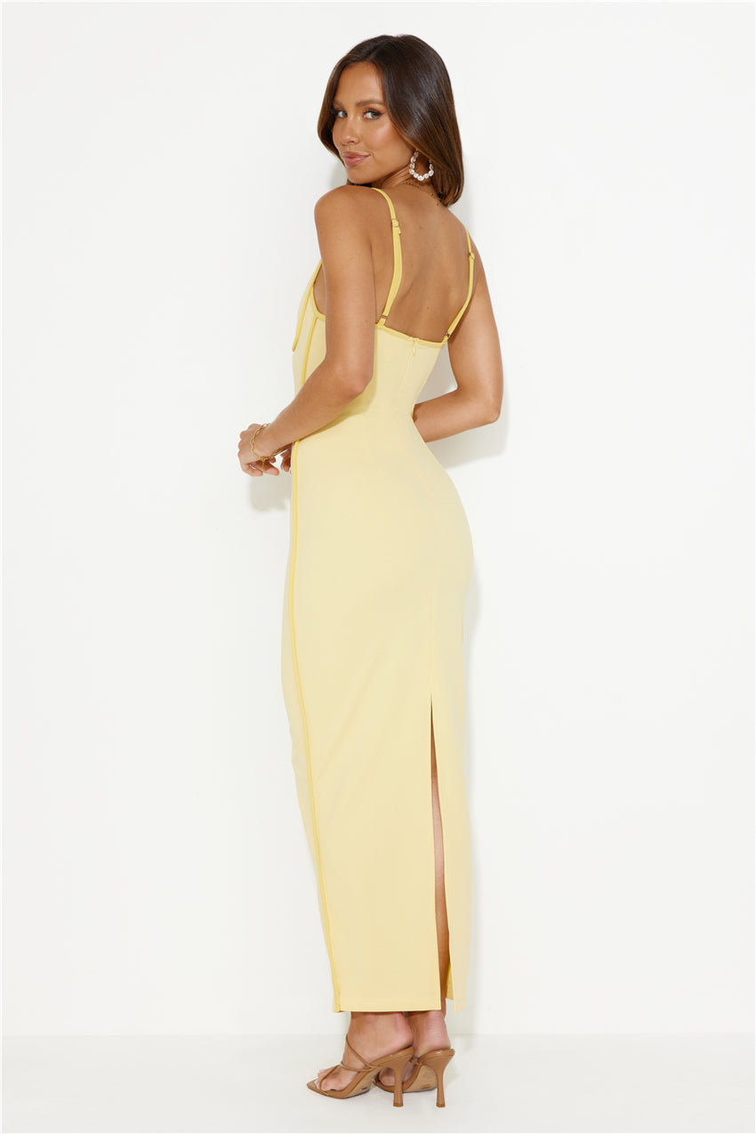 Beaming Bright Maxi Dress Yellow