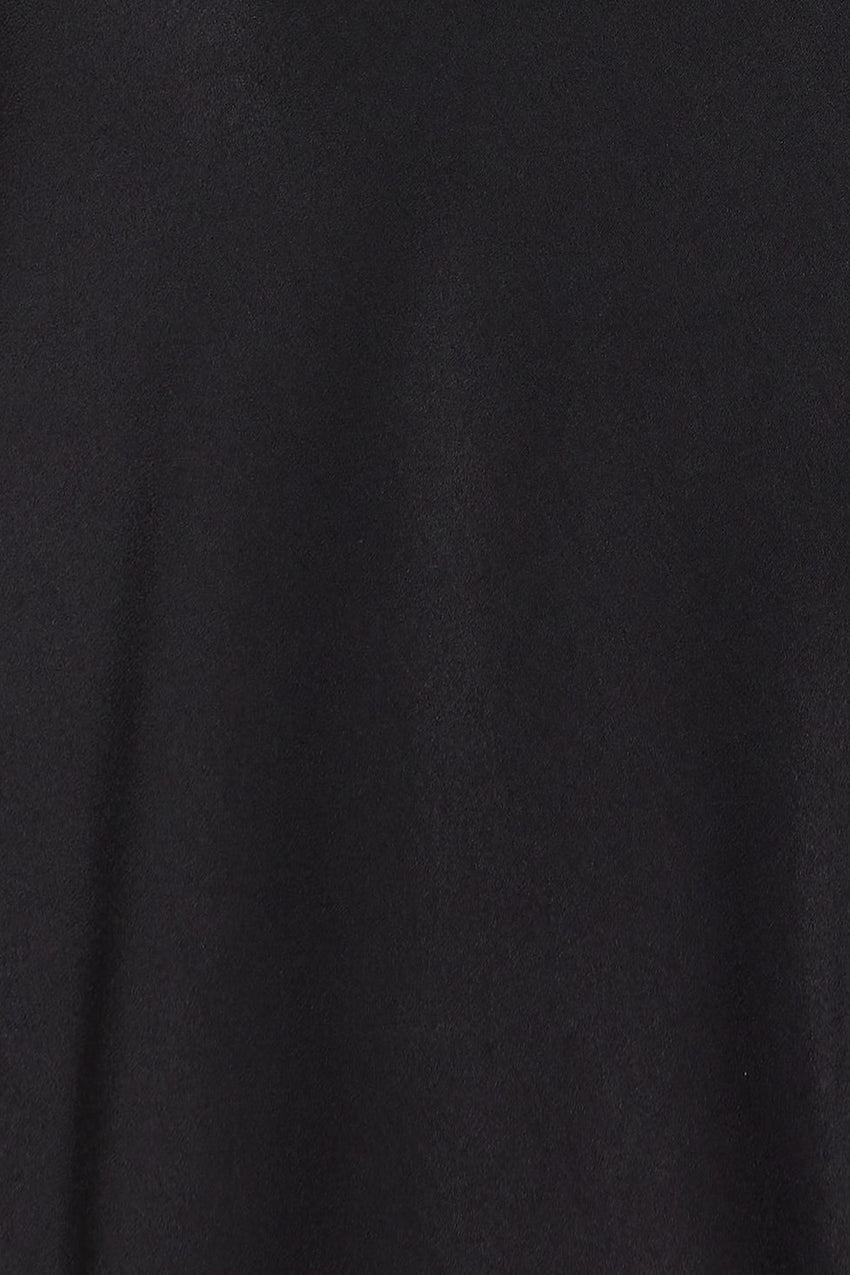 Diary Of Secrets Satin Strapless Crop Top Black
