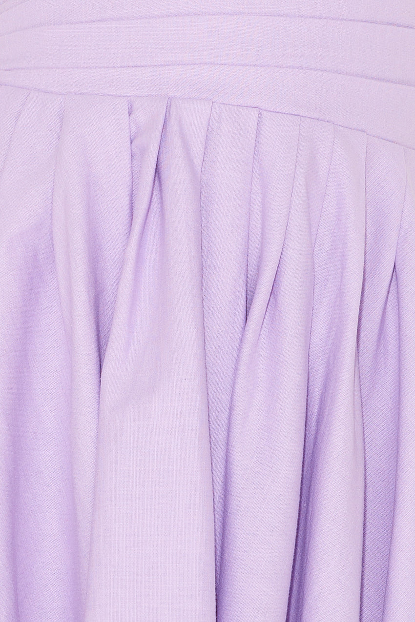 Wise Tales Strapless Maxi Dress Lilac