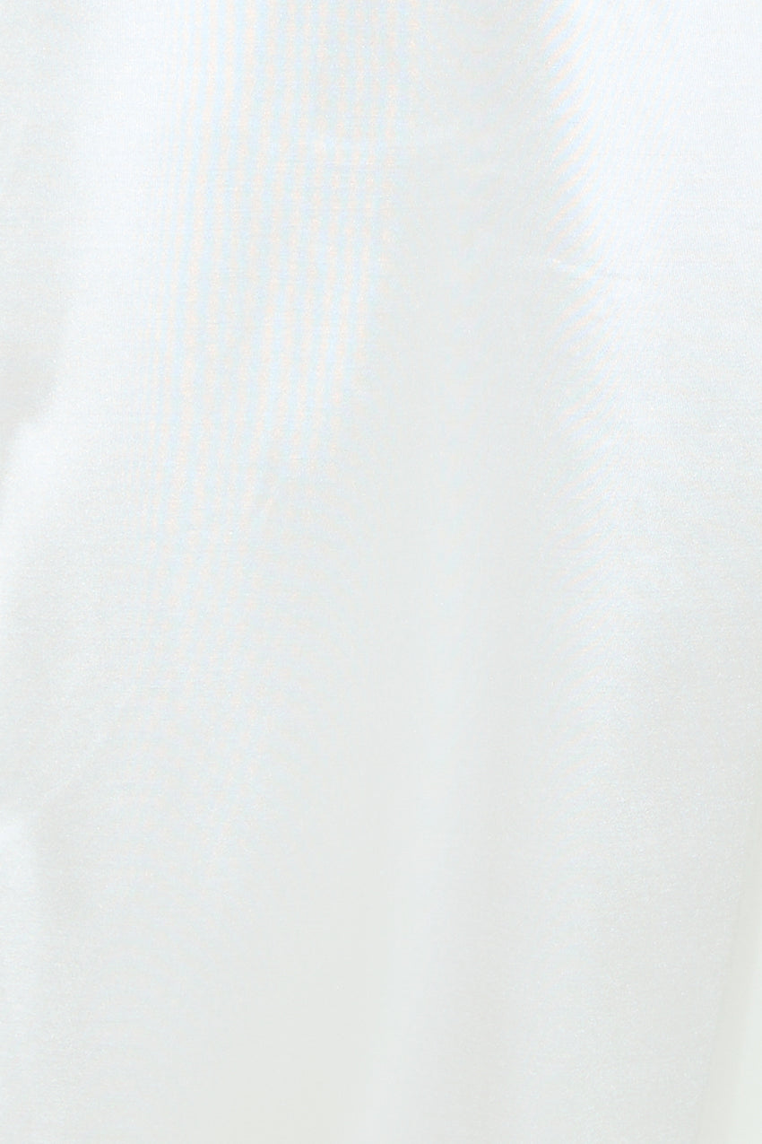 Opal Light Strapless Satin Maxi Dress White