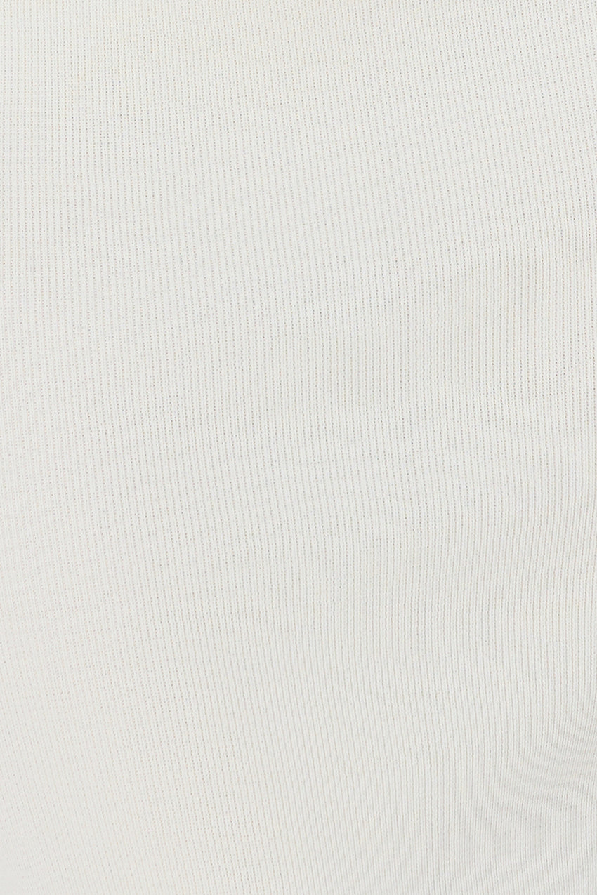 Mayfair Vest Knit Top White