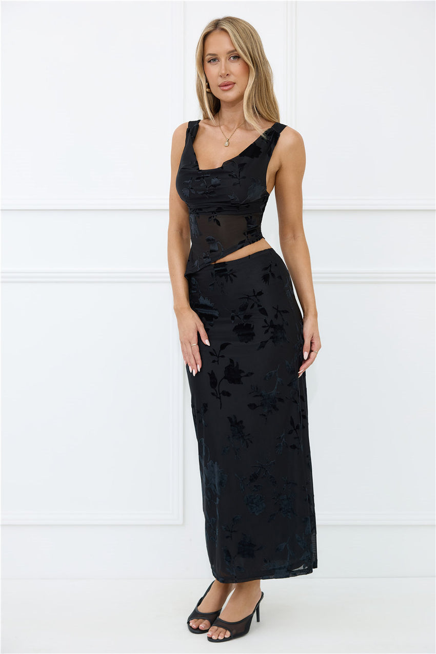Garden Grove Top Black