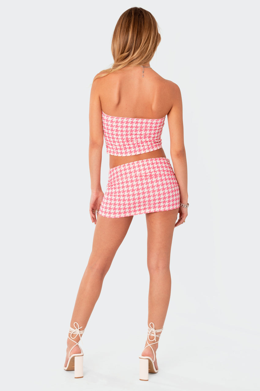 Pepita Tube Top