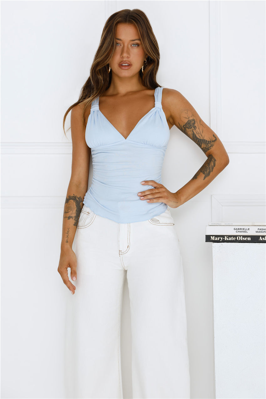 Sea Salt Air Top Blue