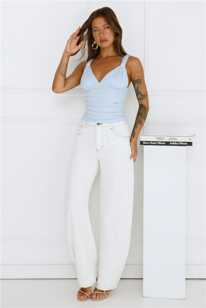Sea Salt Air Top Blue