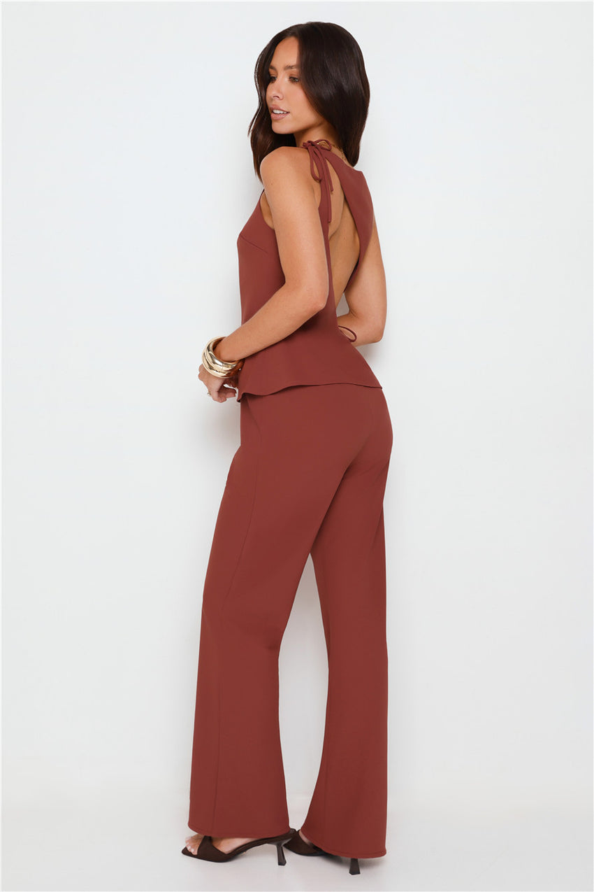 Tailor Theory Top Brown