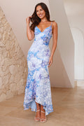 Luxe Serenity Maxi Dress Blue
