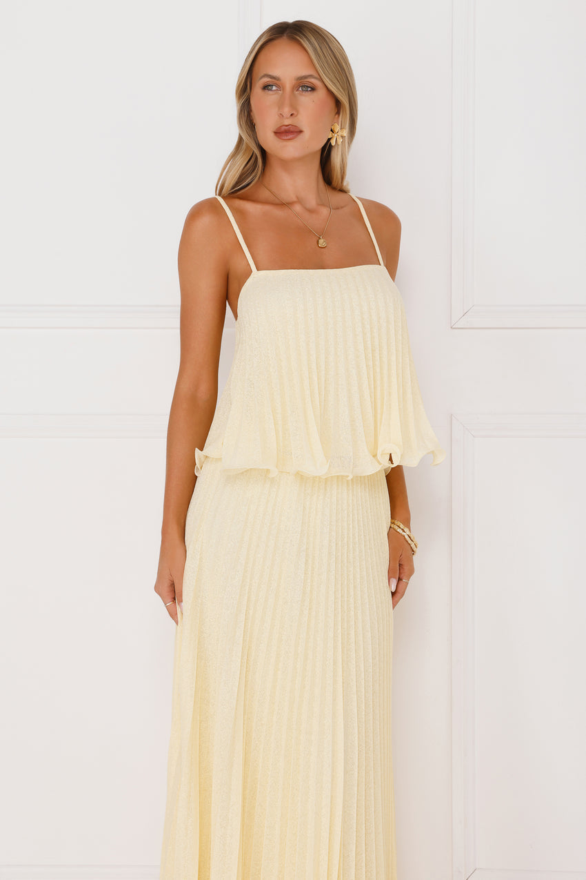 Real Deal Crop Top Yellow