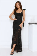 Enchanted Empire Maxi Dress Black