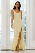 All Night Affair Maxi Dress Yellow