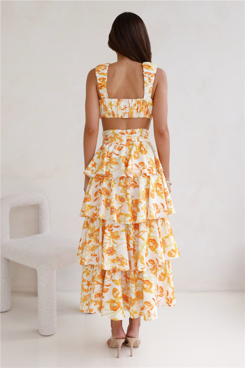 Event Of The Season Crop Top Orange