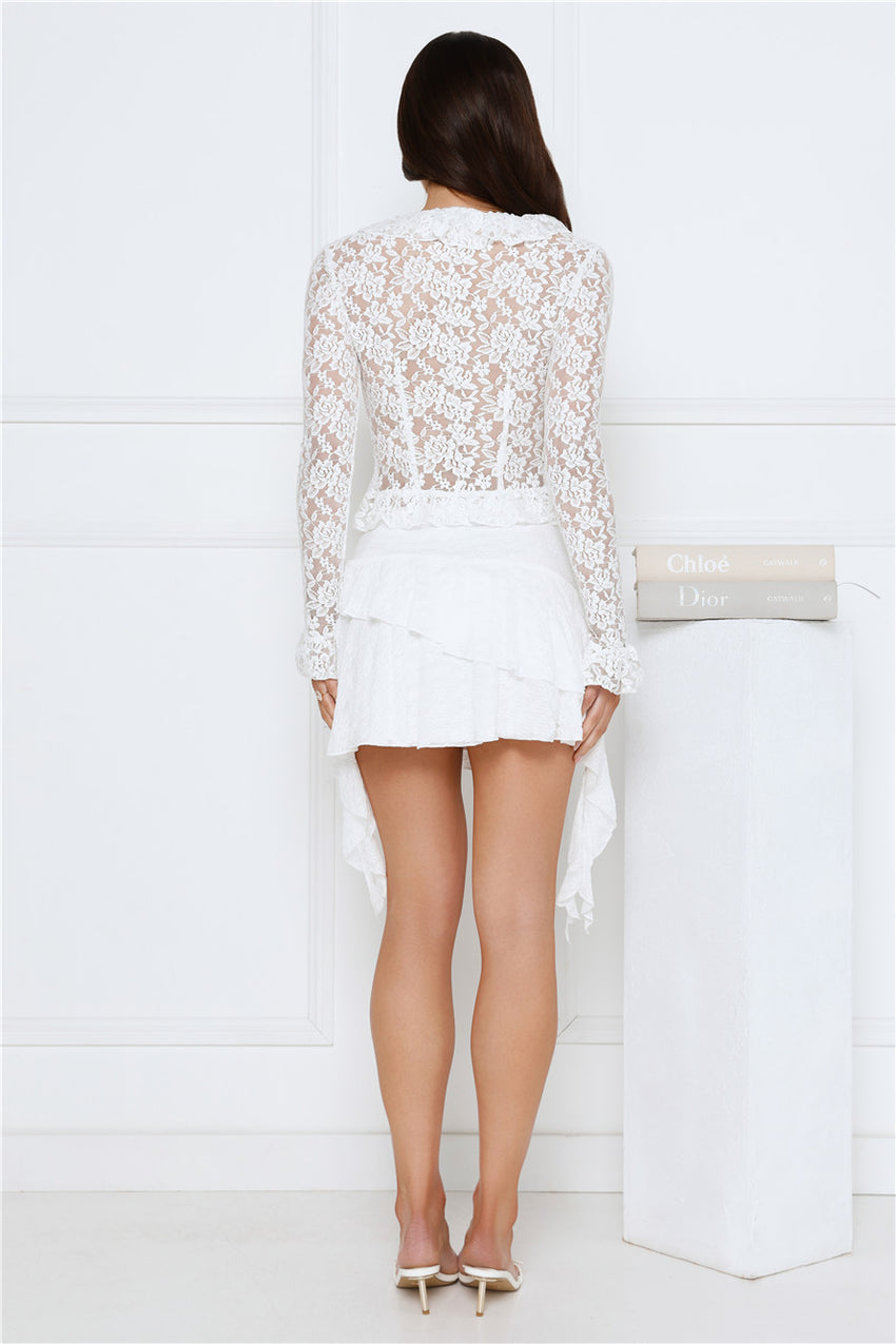 Long Nights Long Sleeve Top Porcelain