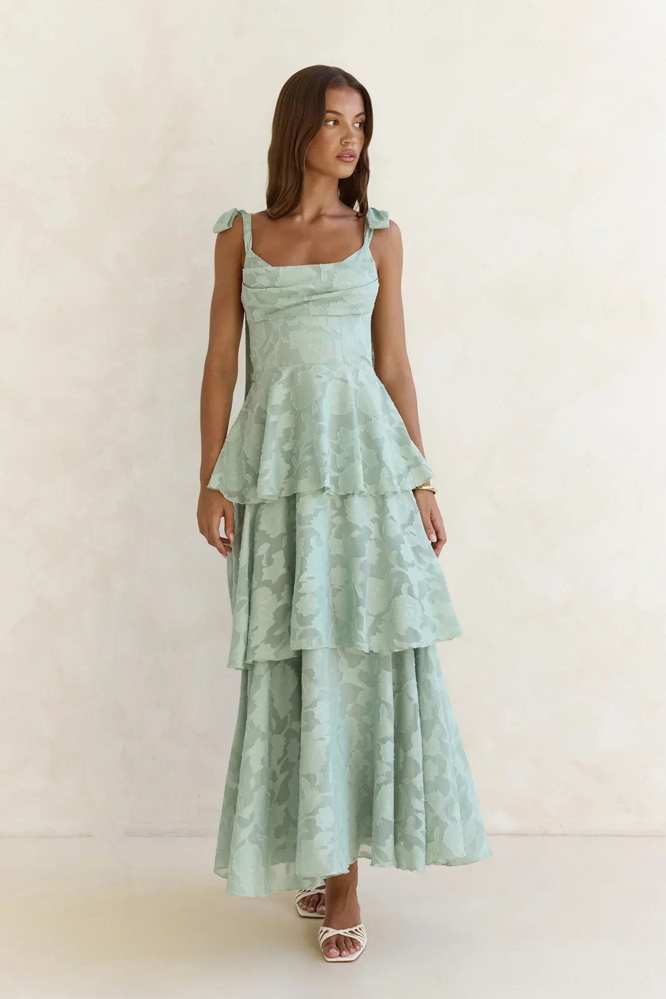 Meadow Of Dreams Maxi Dress Sage