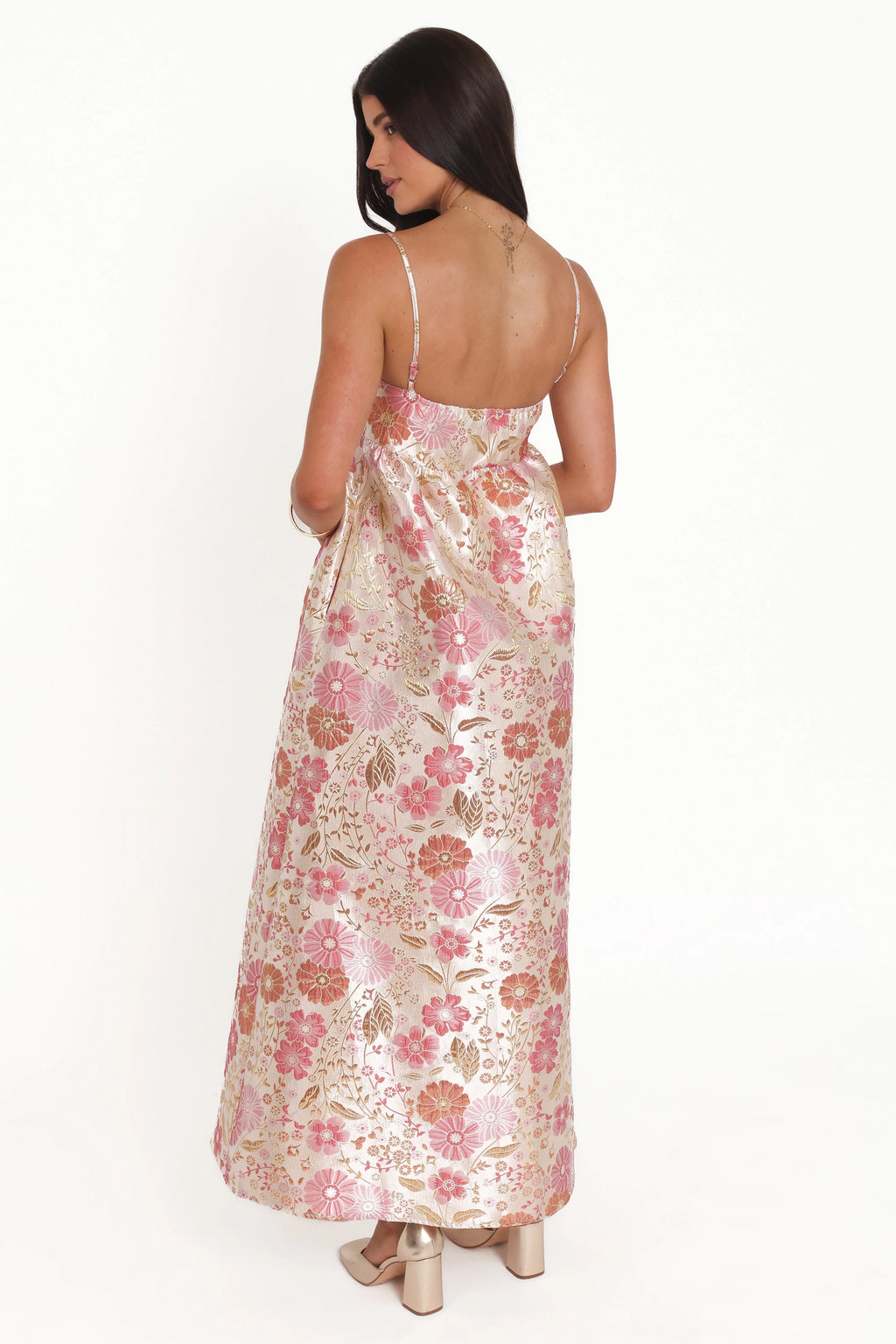 Yasmine Maxi Dress - Pink Floral