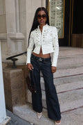 Elira Iridescent Fitted Jacket