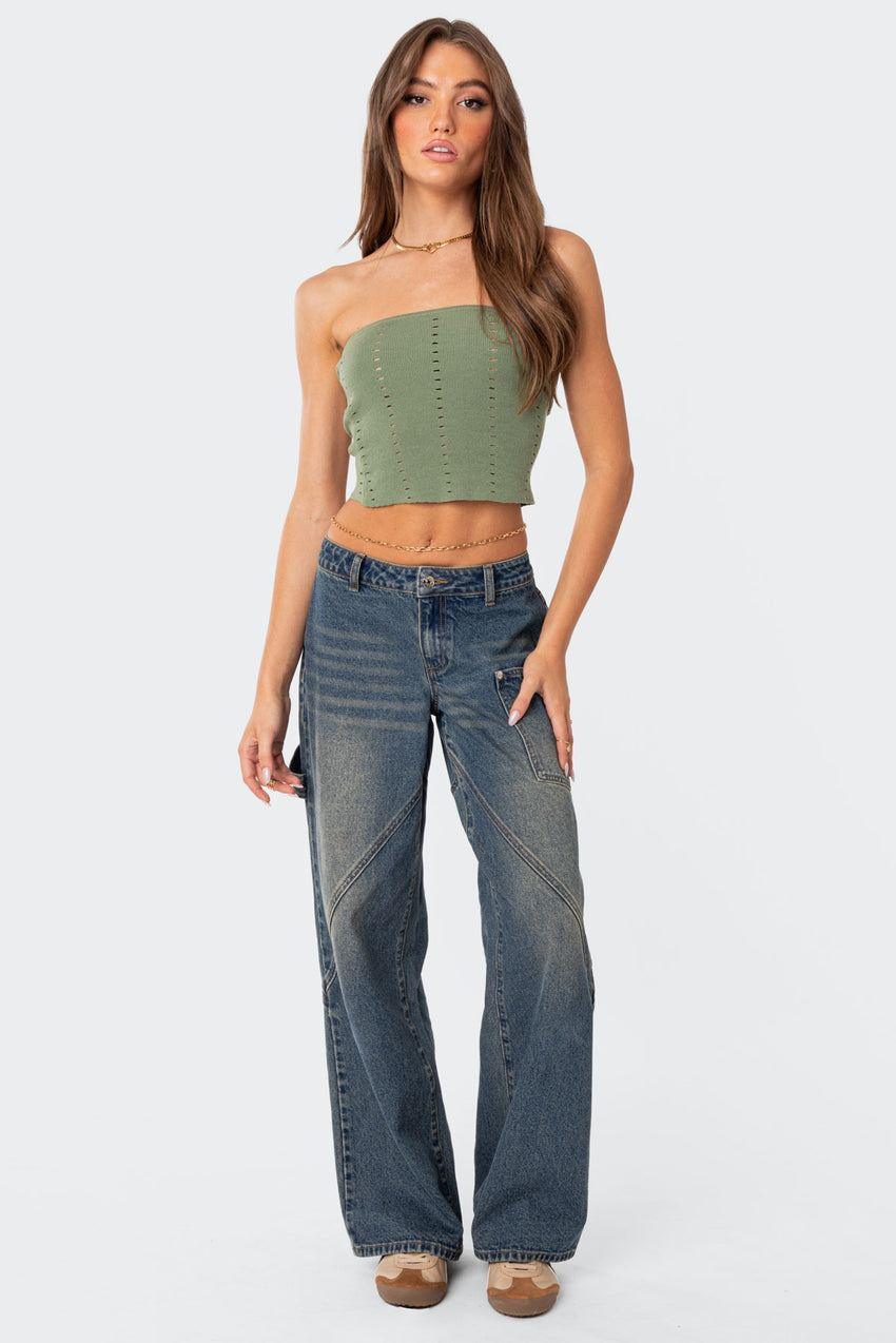 Reef Knit Tube Top