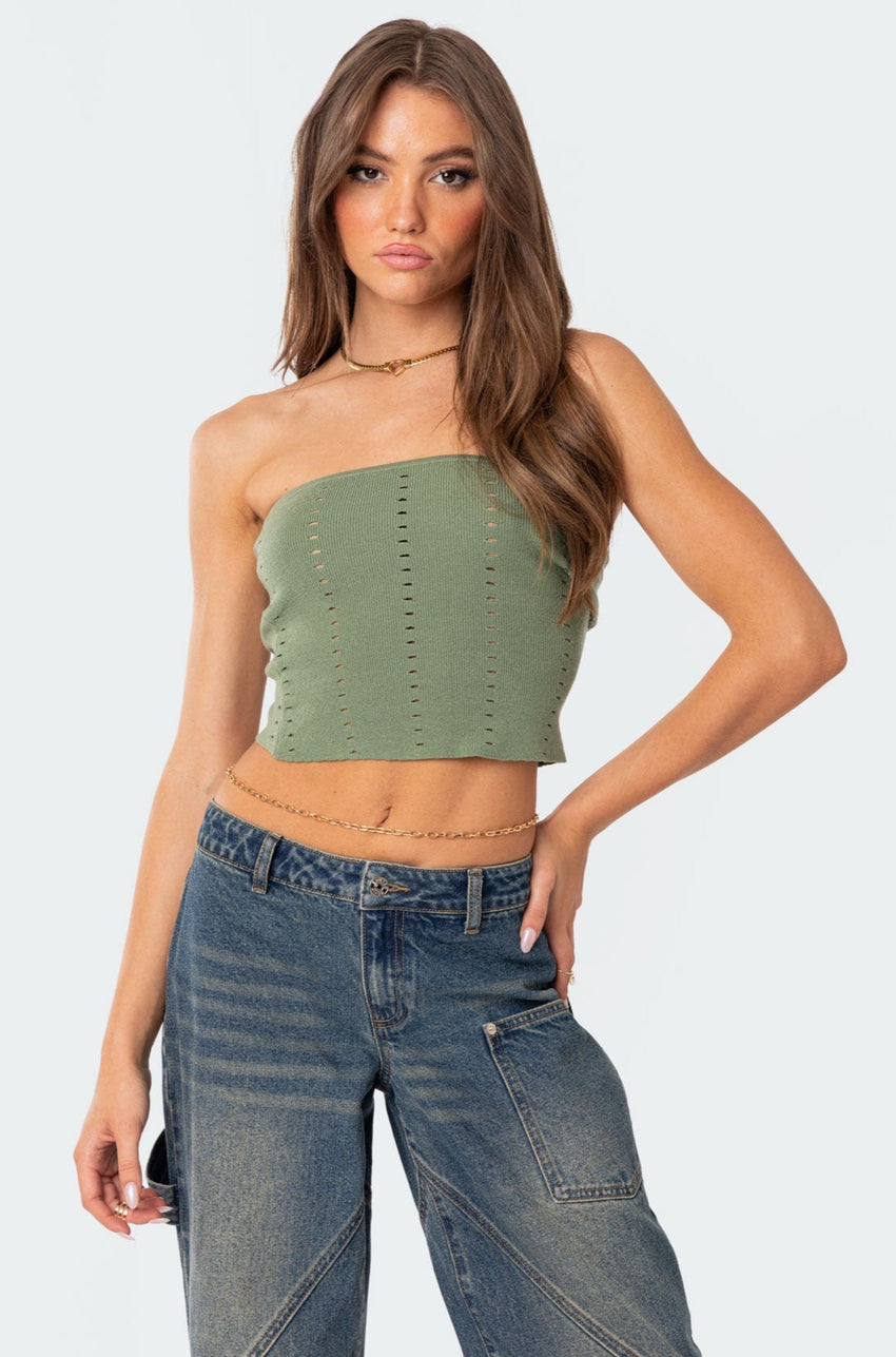 Reef Knit Tube Top