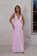 Refined Allure Maxi Dress Pink
