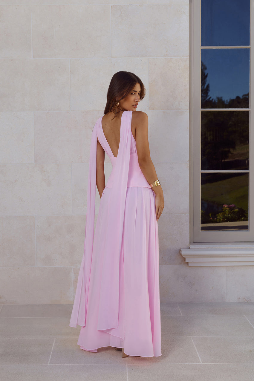 Refined Allure Maxi Dress Pink