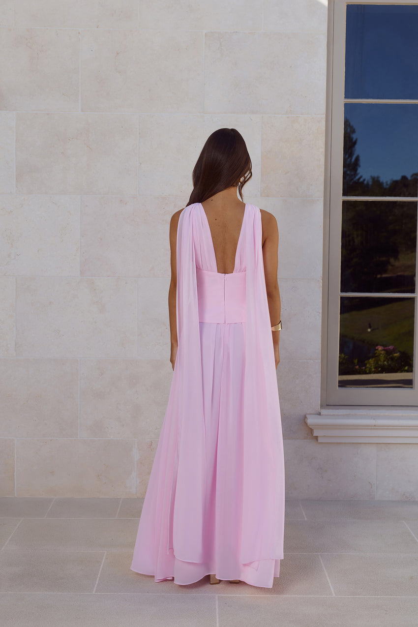 Refined Allure Maxi Dress Pink