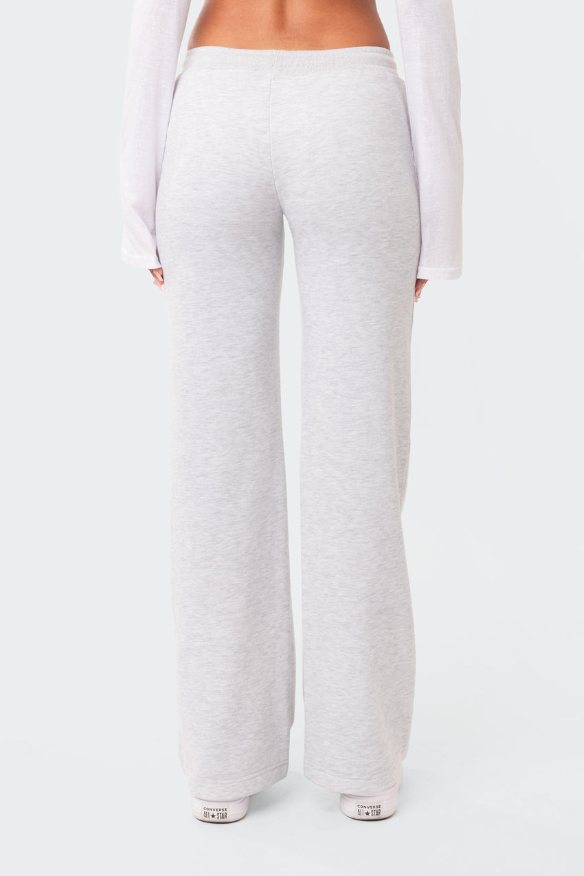 Dramatic Low-Rise Sweatpants