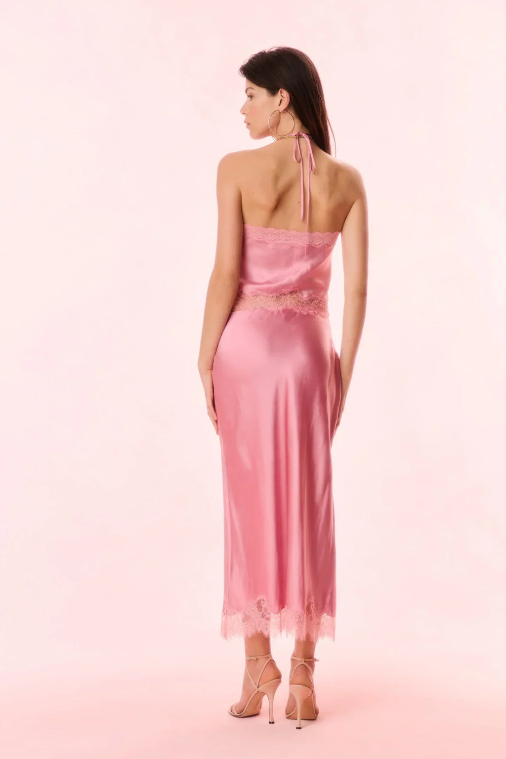 Rivier Silk-Blend Halter Top