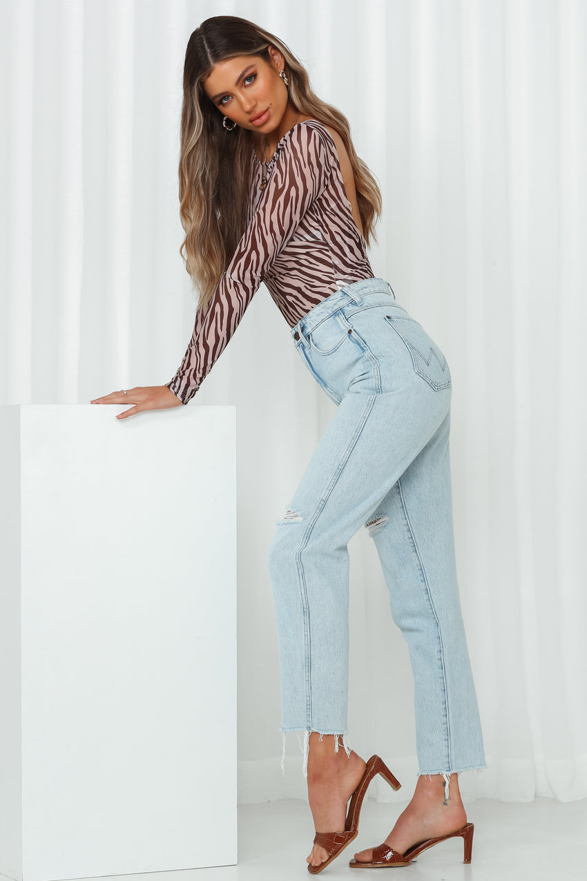 WRANGLER Drew Jeans Blue Chain