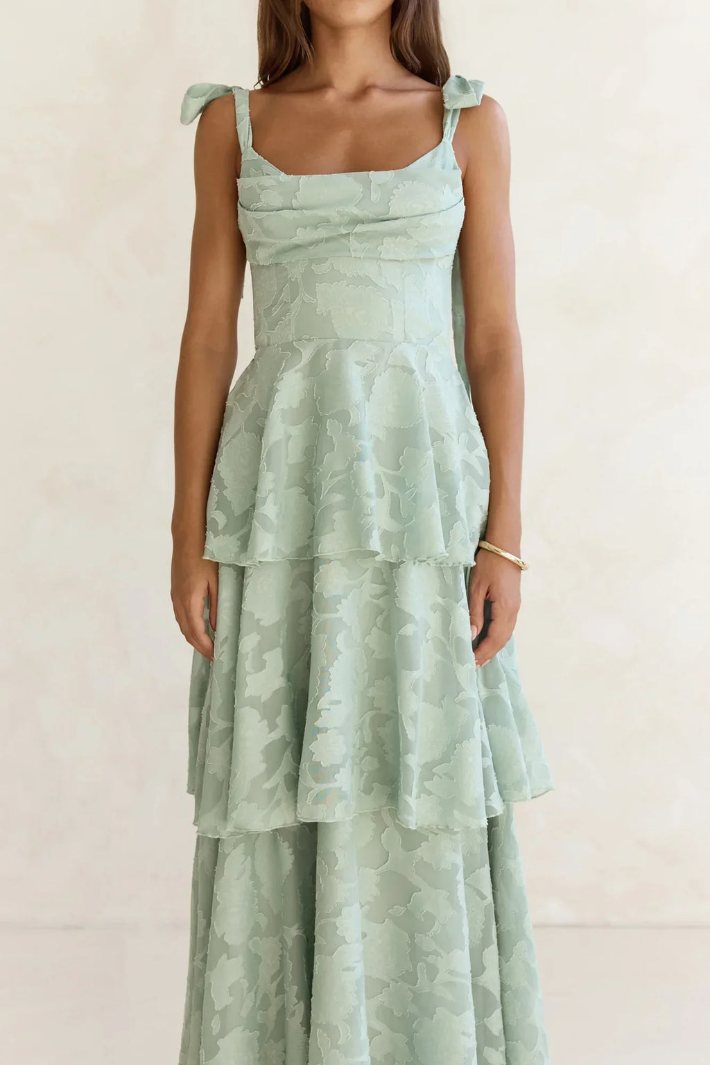 Meadow Of Dreams Maxi Dress Sage