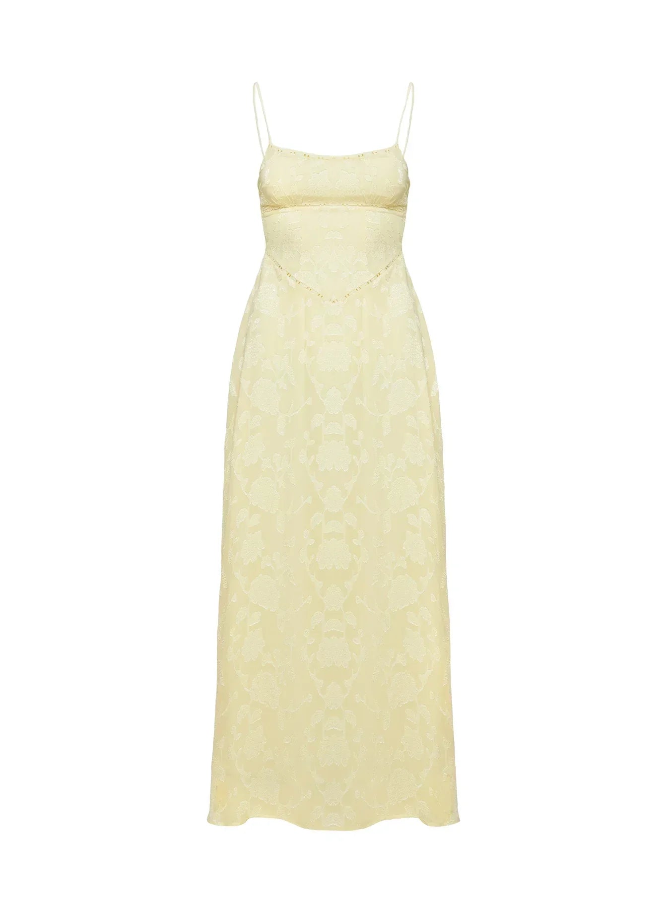 South Of France Maxi Dress Yellow