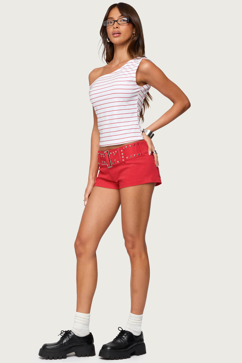 Keryn Striped Off Shoulder Top