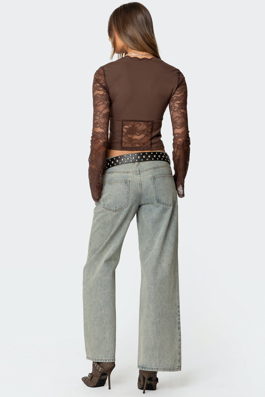 Stephi Lacey Split Front Top
