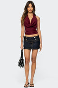 Mayanne Denim Mini Skirt