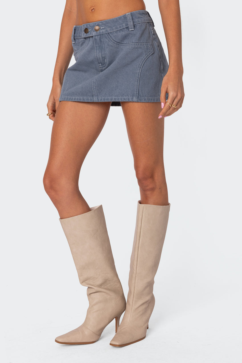 Louisa Denim Mini Skirt