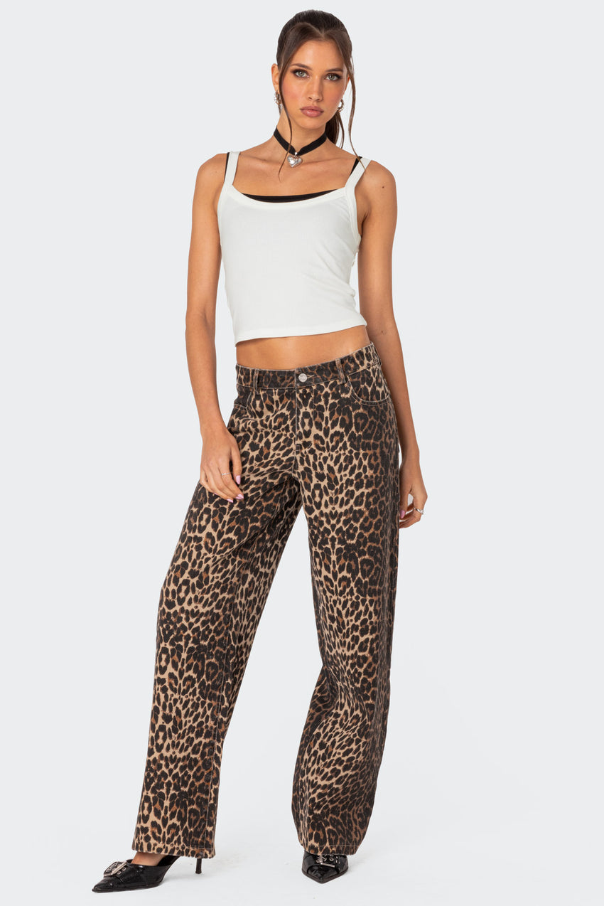 Layered Contrast Ribbed Tank Top