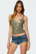 Carmie Vinyl Tank Top