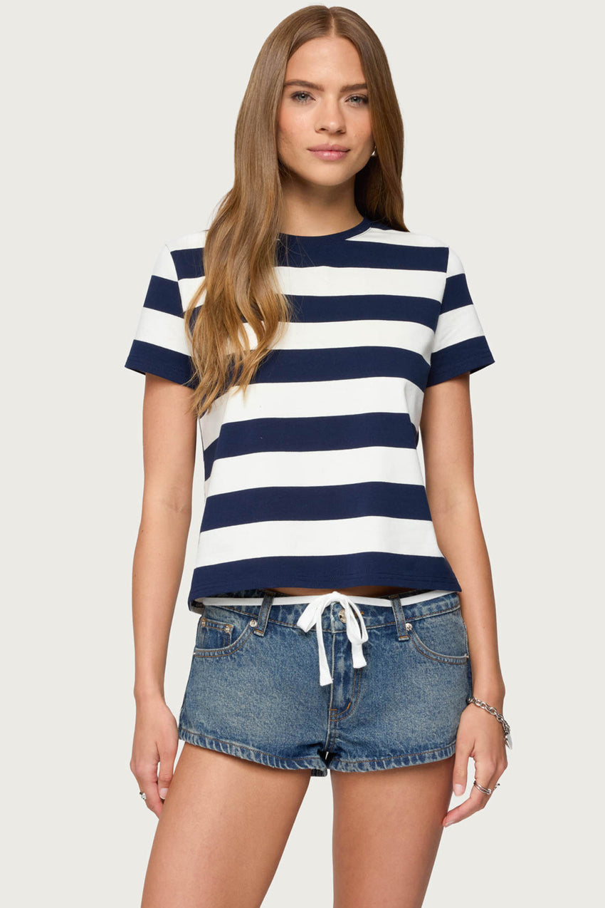 Valetta Oversized Striped T Shirt