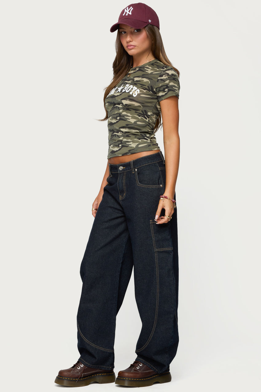 Nika Camo Cowboys T Shirt