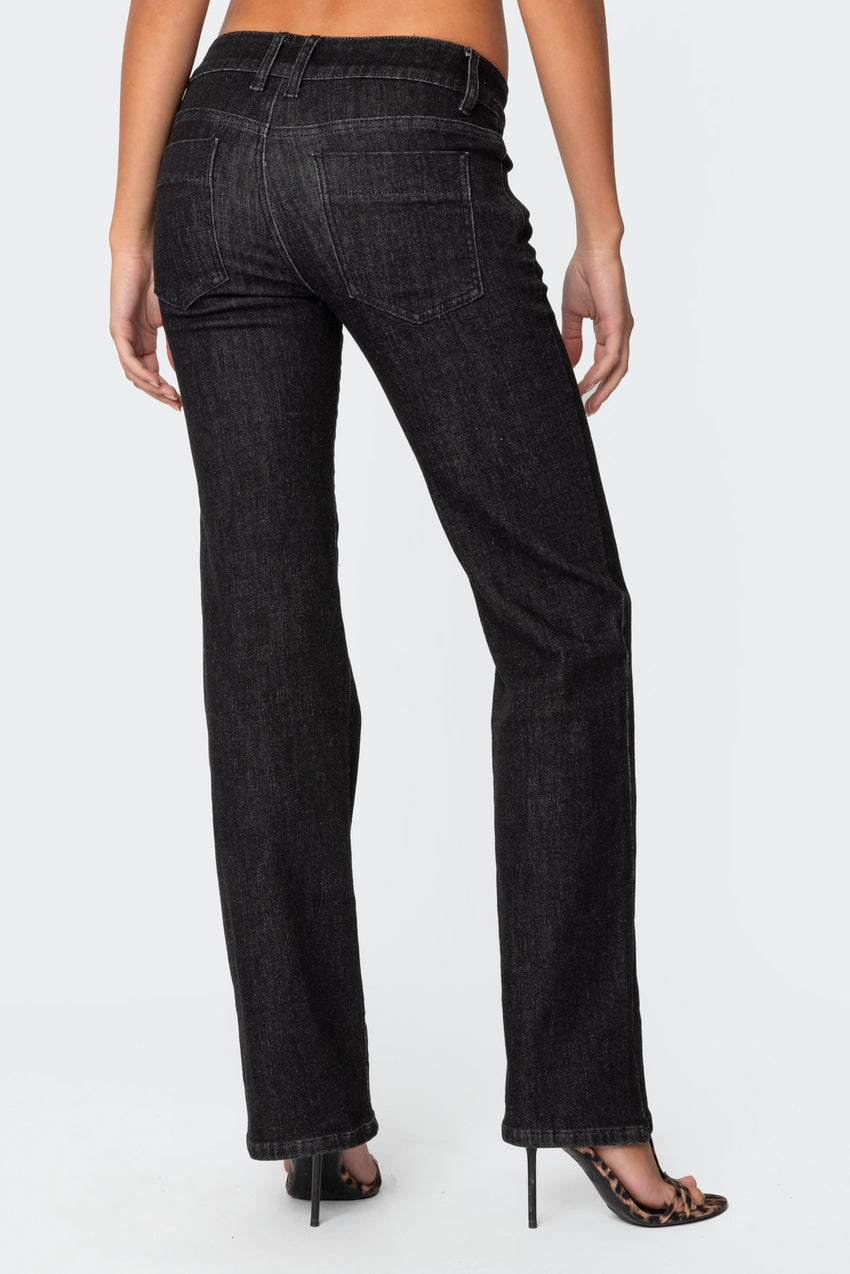 Avril Low Rise Bootcut Jeans