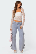 Bows 4 Days Low Rise Baggy Jeans