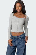 Josi Layered Ribbed Top